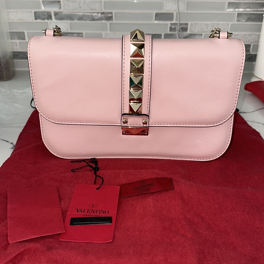 Valentino Rockstud Medium Leather Shoulder bag - Picture 2 of 14